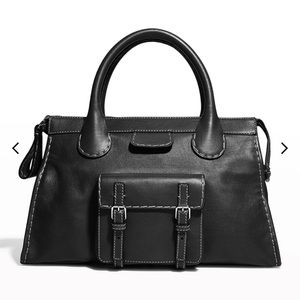 CHLOE
Edith Large Buffalo Leather Satchel Bag